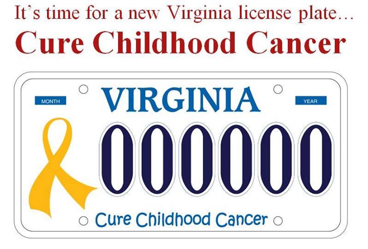 Yes, I want VA to have a Cure Childhood Cancer license plate!