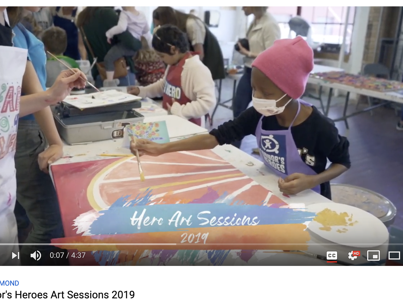 YouTube of 2019 Art Sessions and Heroes of RVA