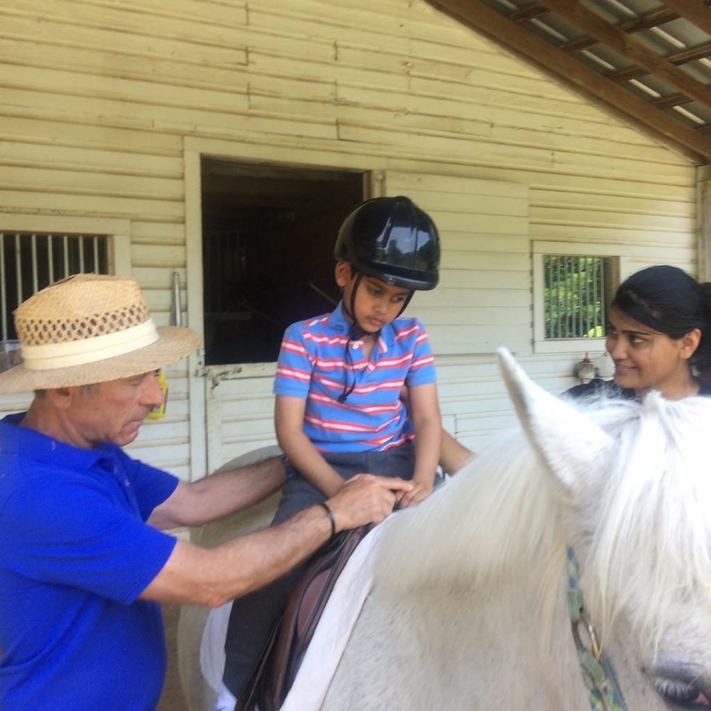 Tariq and New Day Equine Therapy - a pilot program for Connors Heroes