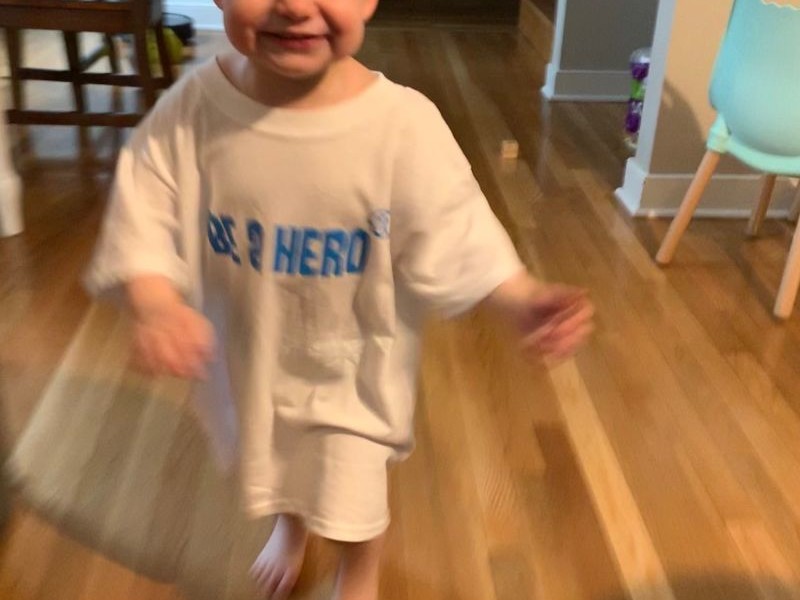 Sadie, a child helped through Connors Heroes in Richmond Virginia