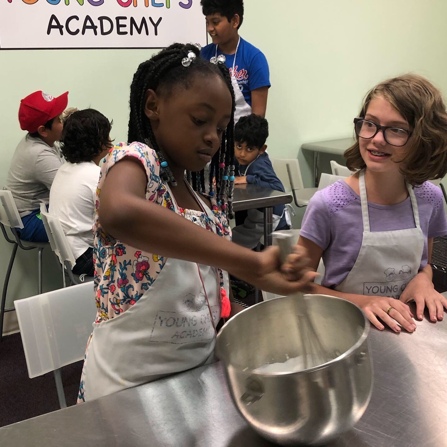 Richmond childhood cancer heroes enjoy cooking class