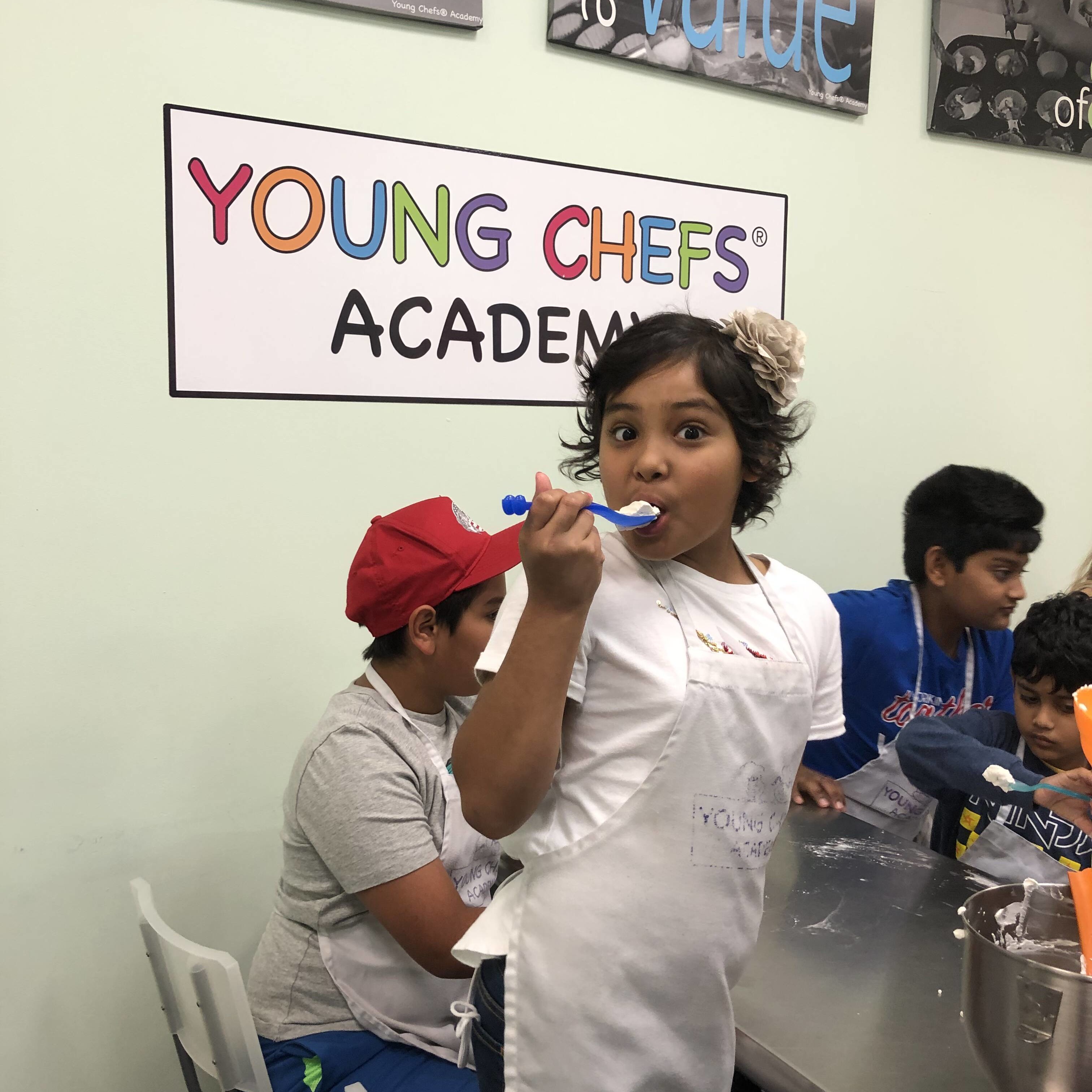 Richmond childhood cancer heroes enjoy cooking class