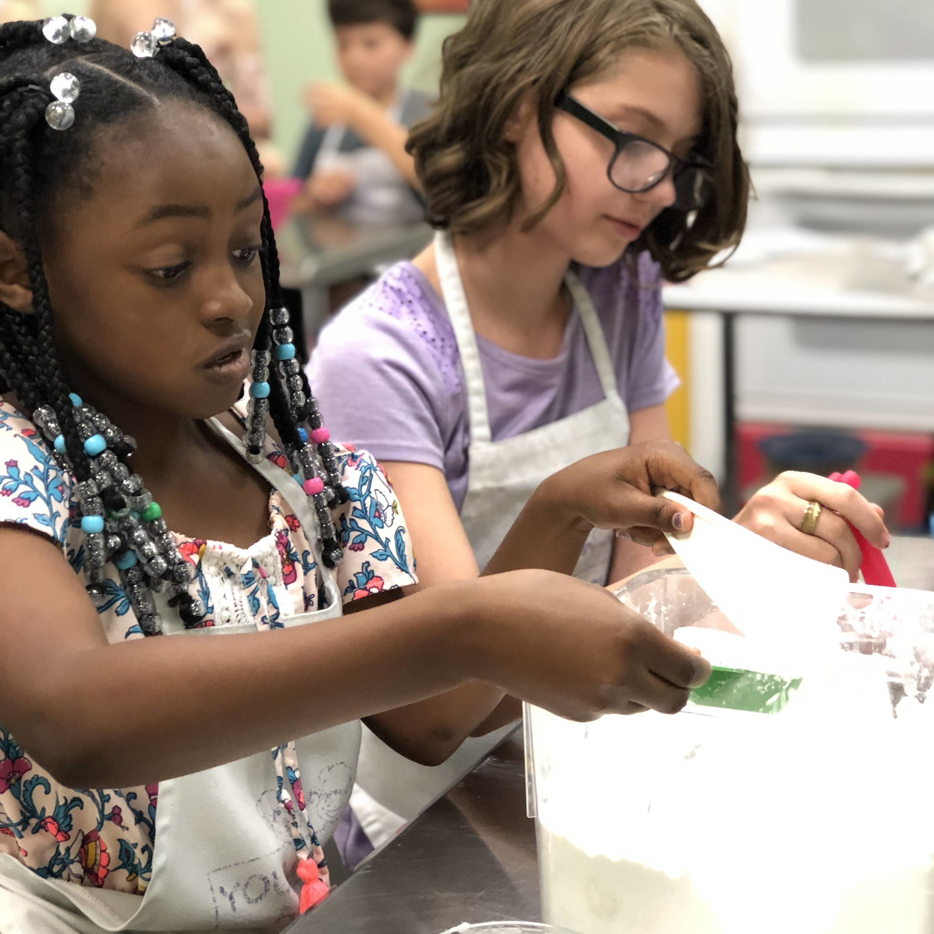 Richmond childhood cancer heroes enjoy cooking class