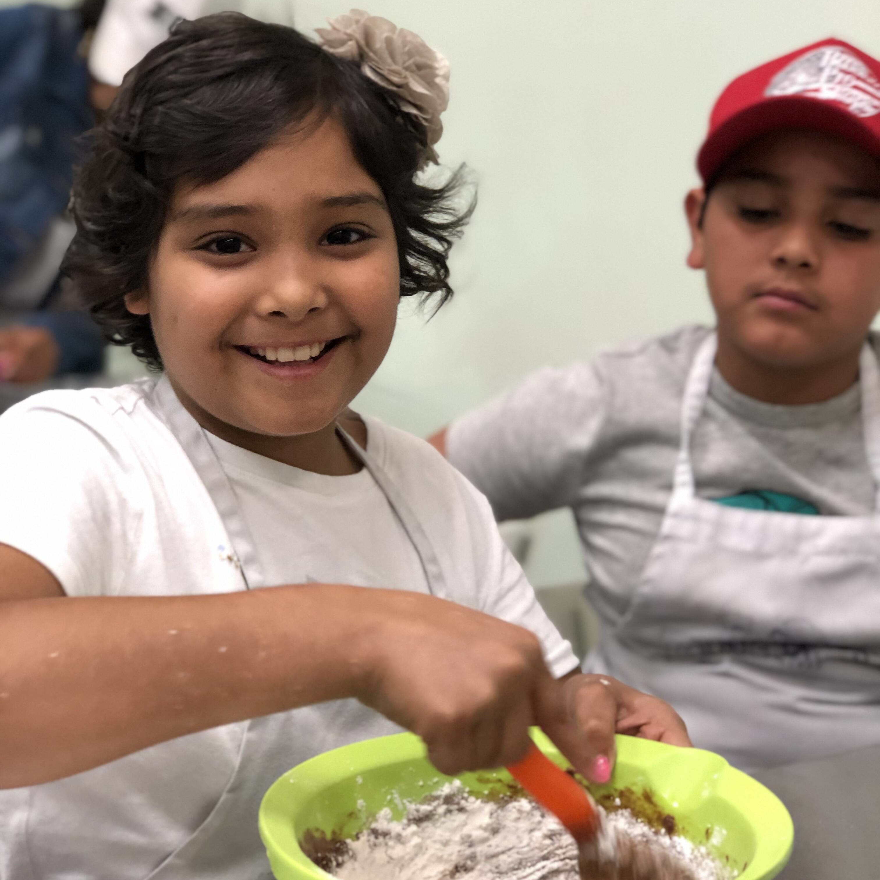 Richmond childhood cancer heroes enjoy cooking class