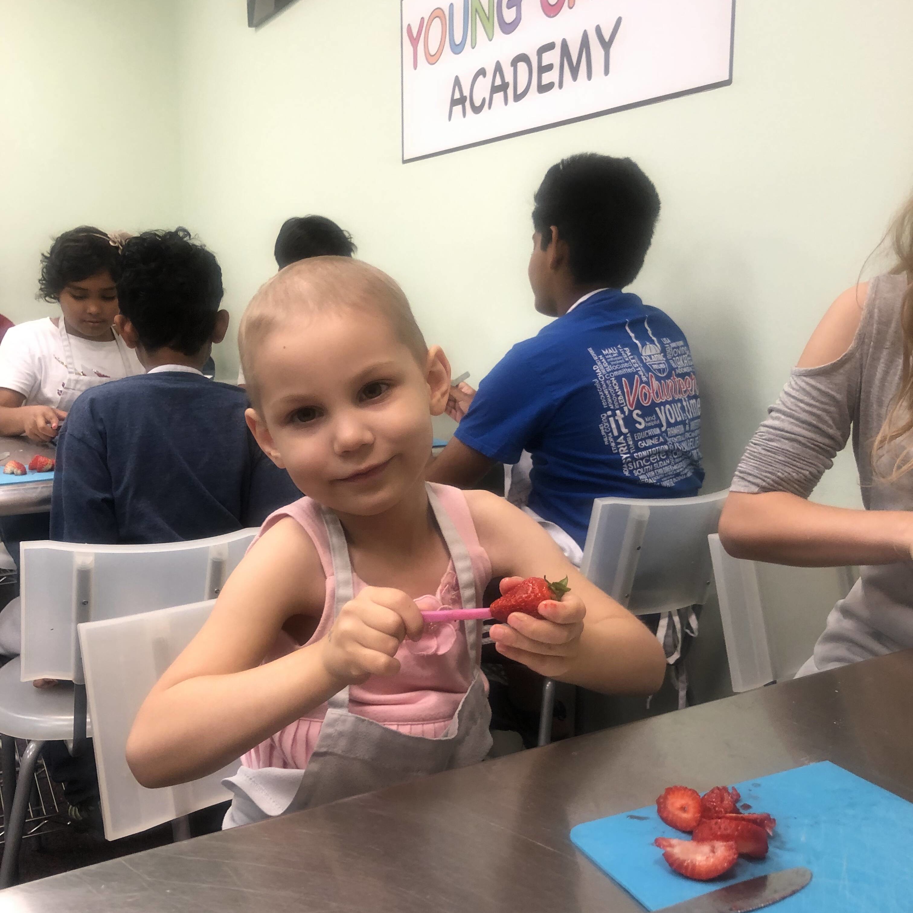 Richmond childhood cancer heroes enjoy cooking class