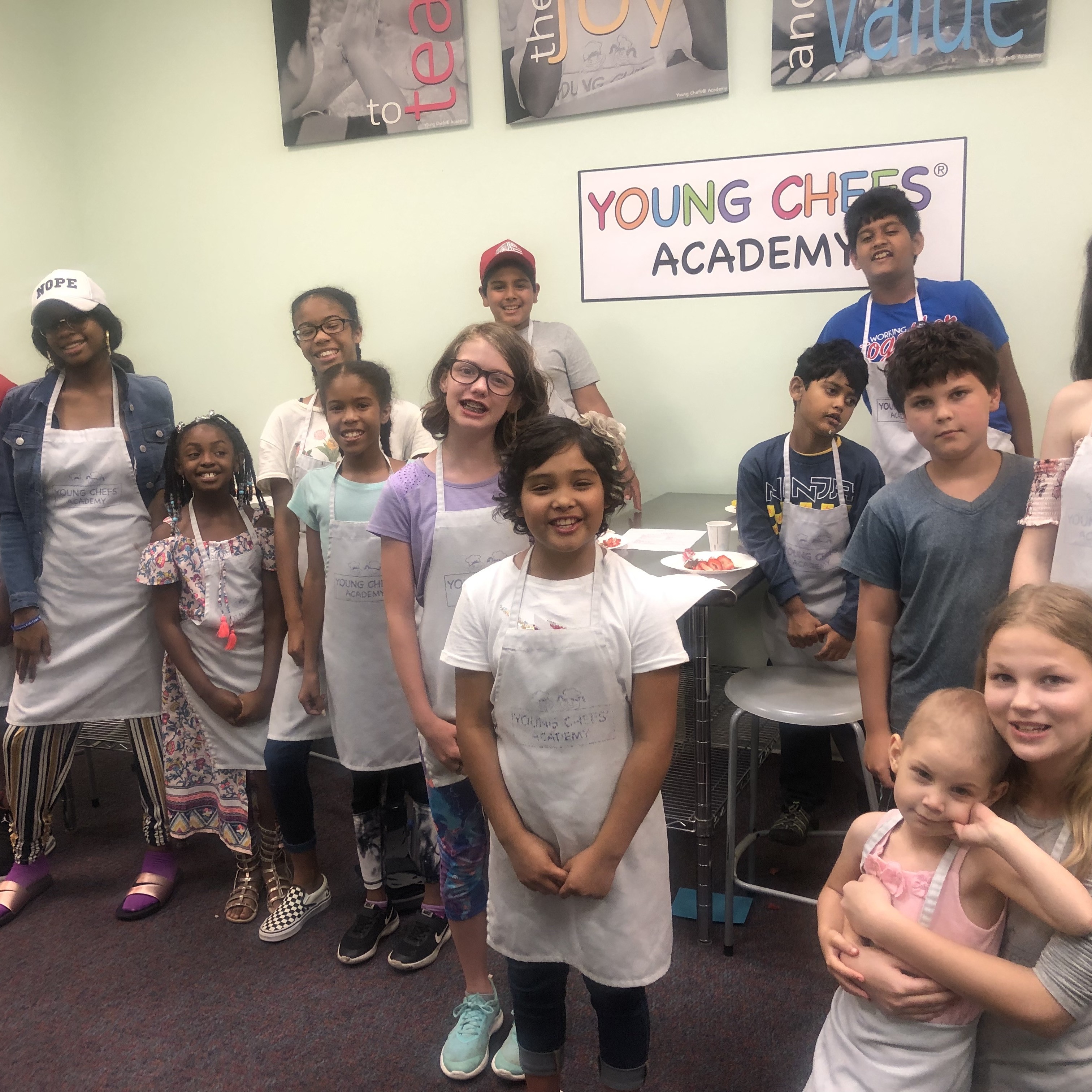 Richmond childhood cancer heroes enjoy cooking class