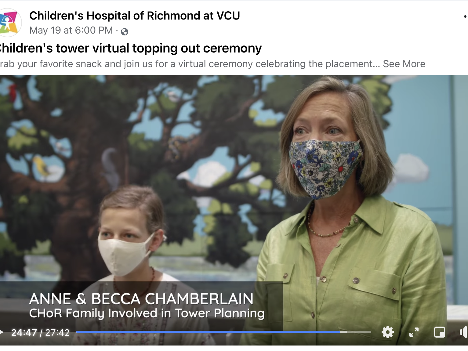 Mom and daughter talk about the Wonder Tower coming to Richmond