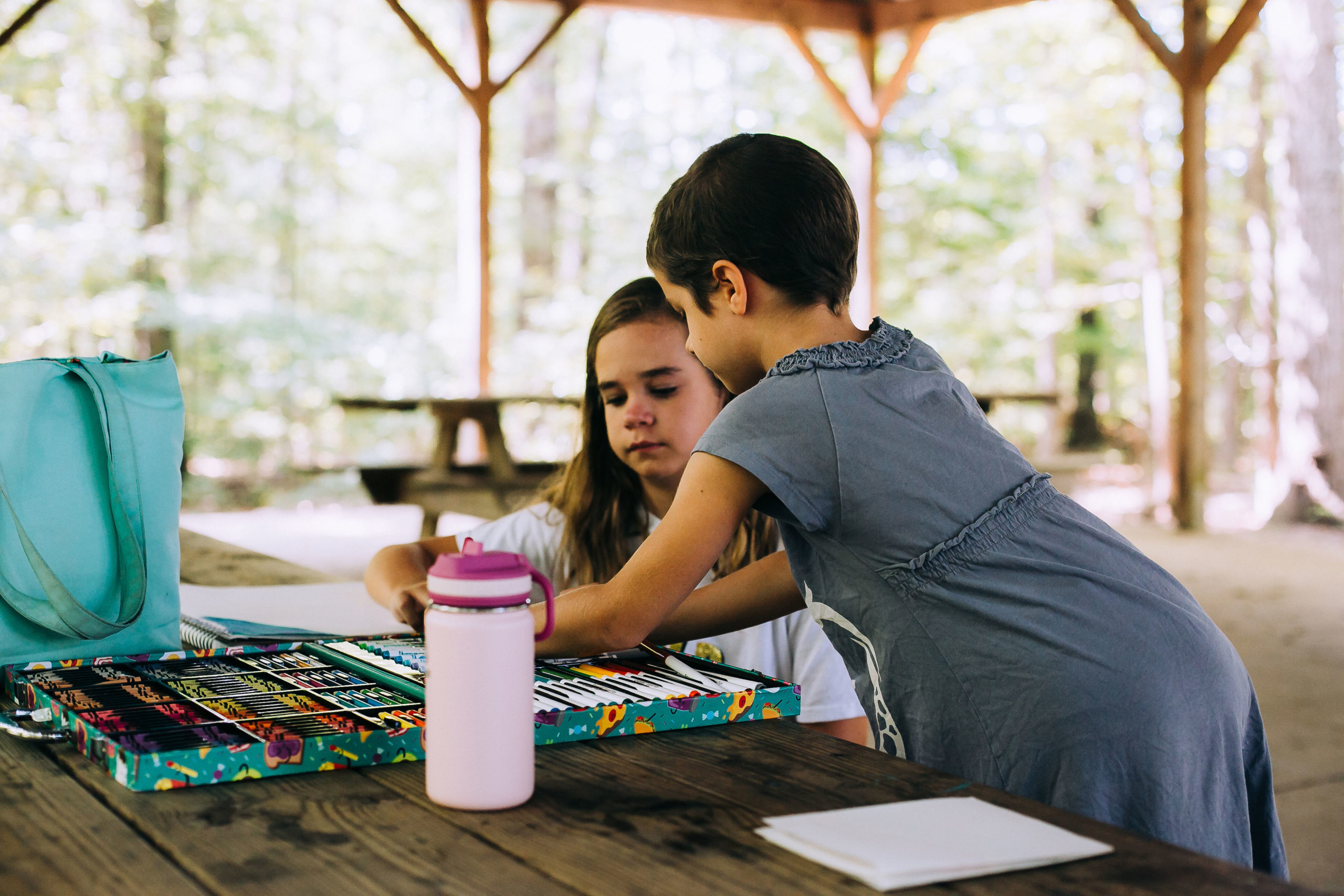 Image two children playing a board game