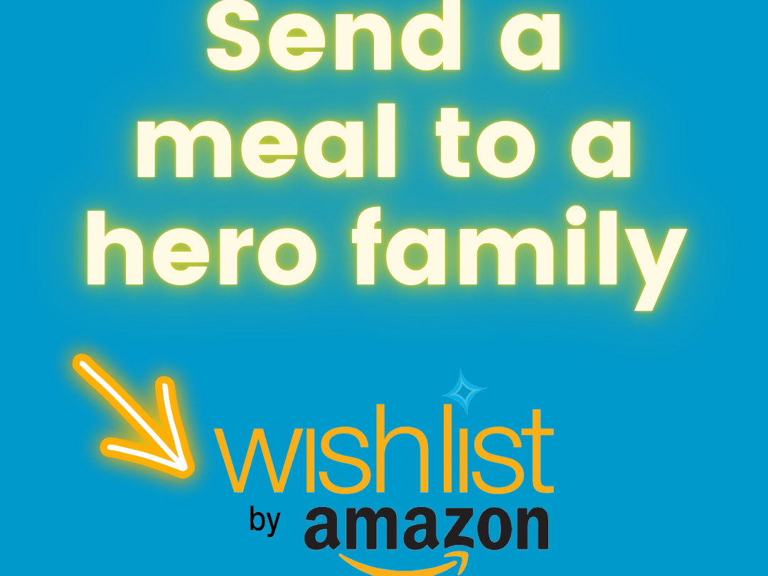 send a meal to a hero family link to wish list by amazon