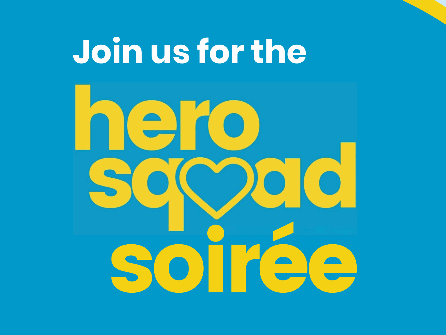 Text Join Us for Hero Squad Soiree