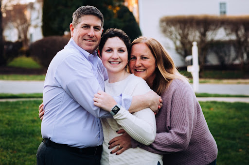 Lindsey Hugging Parents