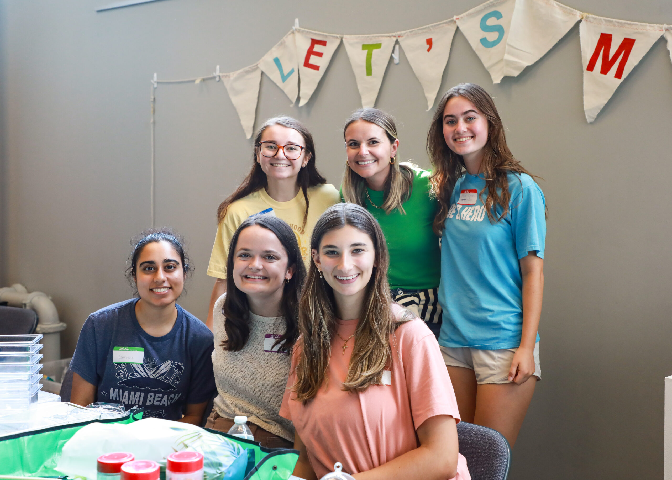 Group of volunteers ready to help childhood cancer heroes